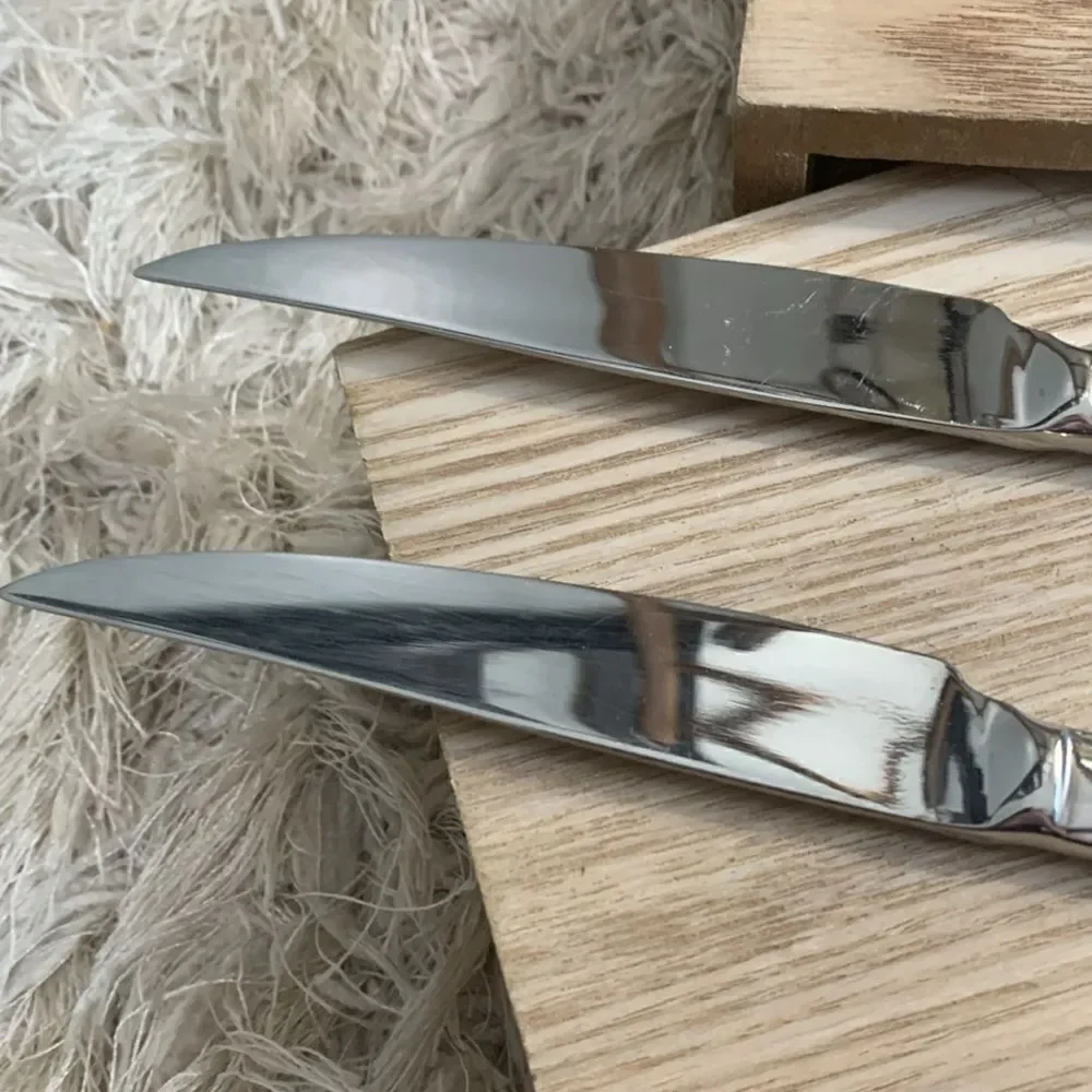 LeBrun‎ France Fiddle Oar Stainless Steel Set of 5 Steak Knives